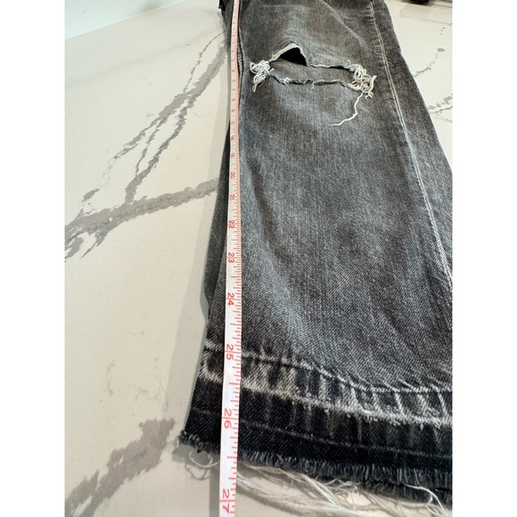 &Denim Girlfriend Fit‎ Low Waist Ankle Size 26 Black - Picture 6 of 8